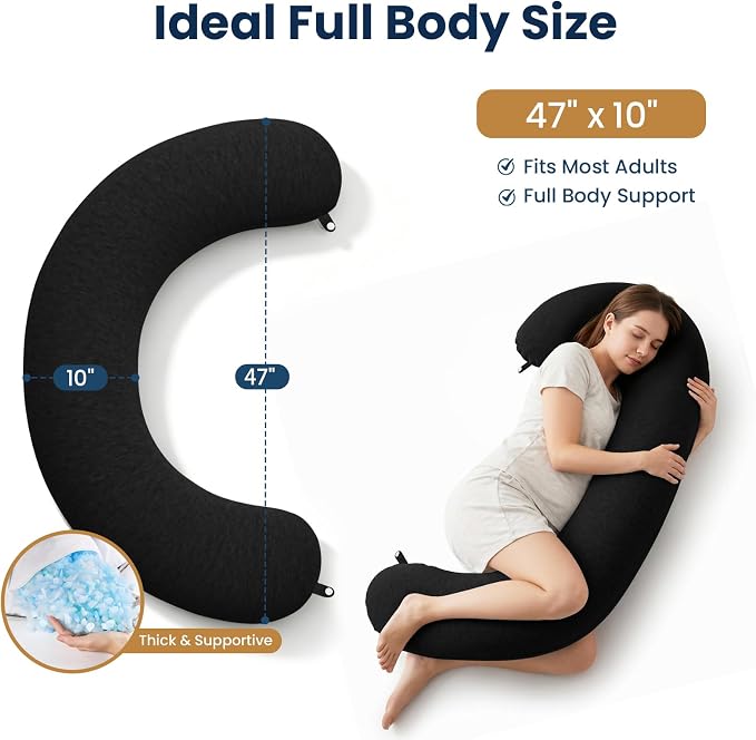 TranquilRelax C Shaped Body Pillow - Image 2