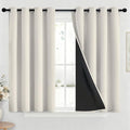 Yakamok Cream Blackout Curtains 45 inches Long by Yakamok