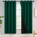 Yakamok Emerald Green Blackout Curtains 72 inches by Yakamok