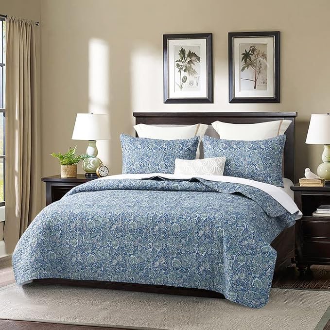 DURLENGEN Quilt Set California King Size 3Pcs, Soft Microfiber Lightweight - Image 2