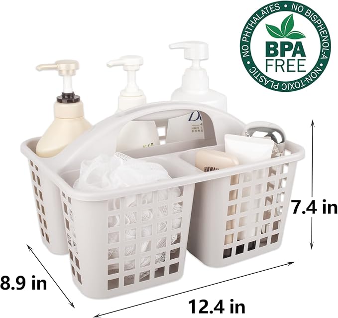 Portable Shower Caddy Basket Plastic Storage Basket - Image 6