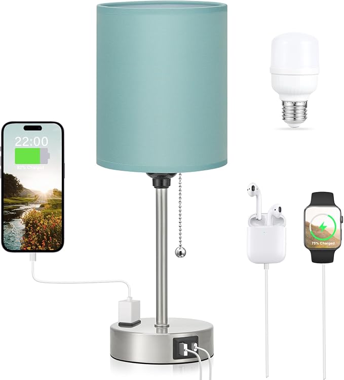 Small Bedside Table Lamp for Bedroom - Image 7