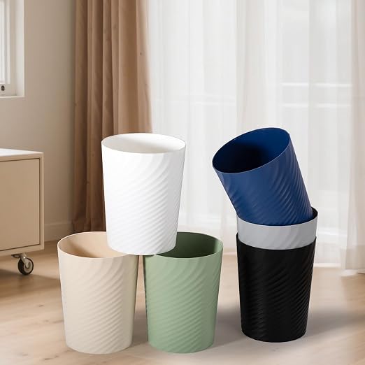 Small Bathroom Trash Can with Bags Garbage Can, 3 Pack, Kids Room, 1.8 Gallo - Image 6