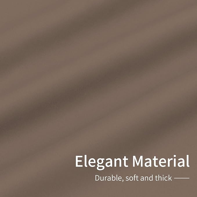 Easy-Going Thermal Grommet Blackout Curtains, 2 Panels 42x72 in, Camel | - Image 6