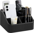 Small Remote Control Holder Bedside Nightstand Organizer Desk Caddy | 4 by Cretkhp