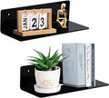 9 Inch Acrylic Floating Shelf No Drill Adhesive Wall Shelf Set of 2 by LUIUM