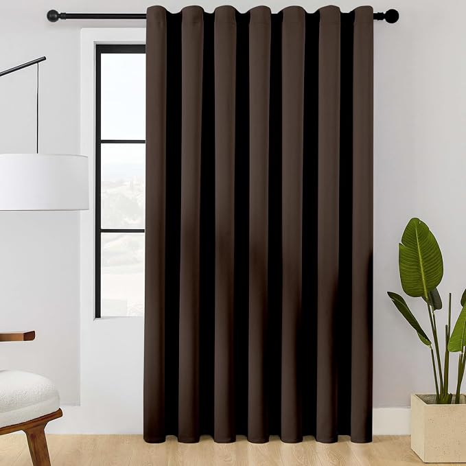 ChrisDowa Room Divider Curtains 108 Inch Long Sliding Door Curtain 1 Panel | by ChrisDowa