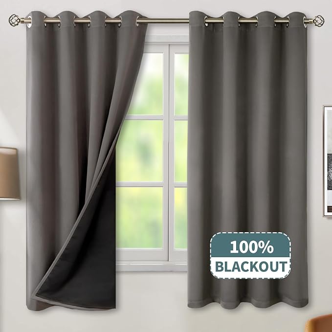 BGment Thermal Insulated 100% Blackout Curtains - Image 8