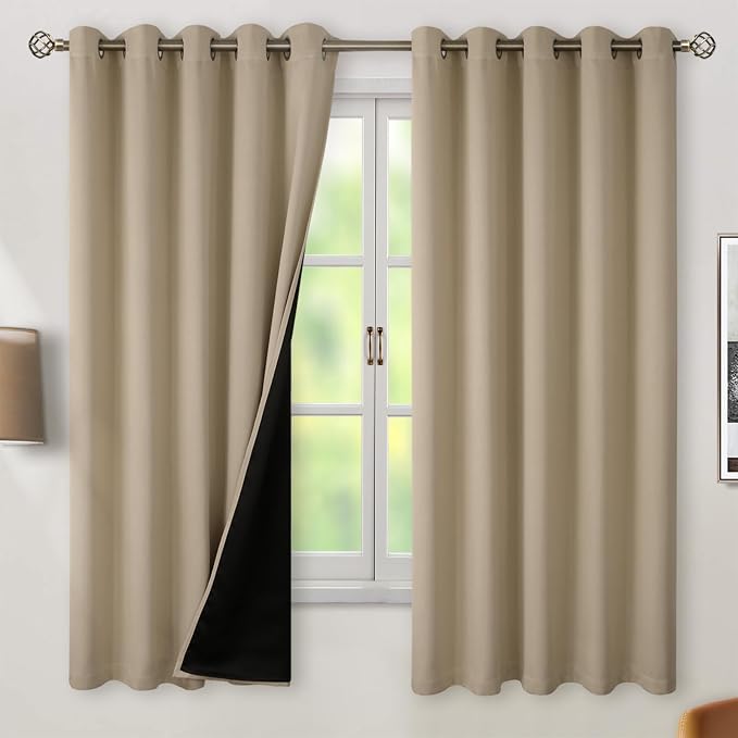 BGment Thermal Insulated 100% Blackout Curtains by BGment