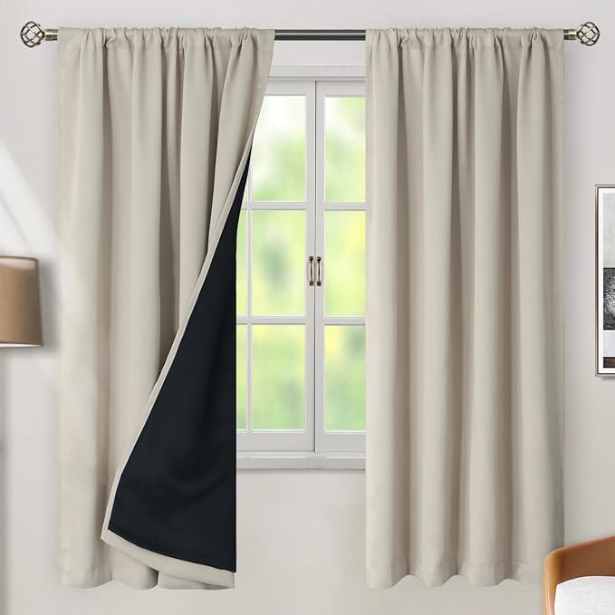 BGment 72 Inch Black Out Curtains - Image 2