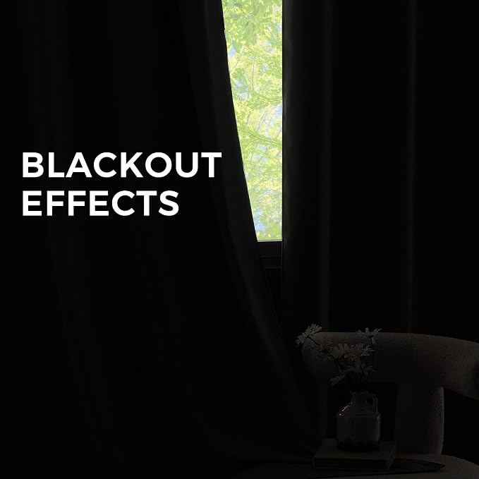 NICETOWN Room Darkening Draperies Curtains Panels, 2 Panels Sage Green W52 x L90 - Image 8