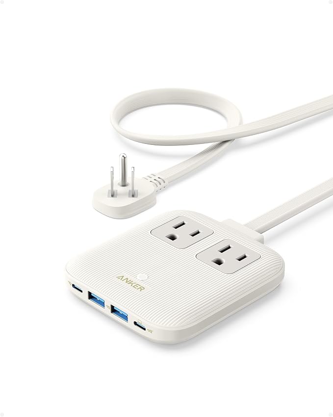Anker Travel Power Strip, Anker Nano 67W Max 6-in-1 USB C Charger, 2 USB C | 2 by Unknown