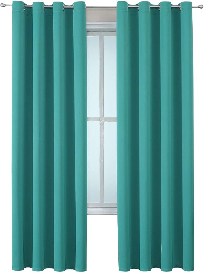 ChrisDowa Blackout Curtains for Bedroom and Living Room 84 Inches Long | 2 - Image 7