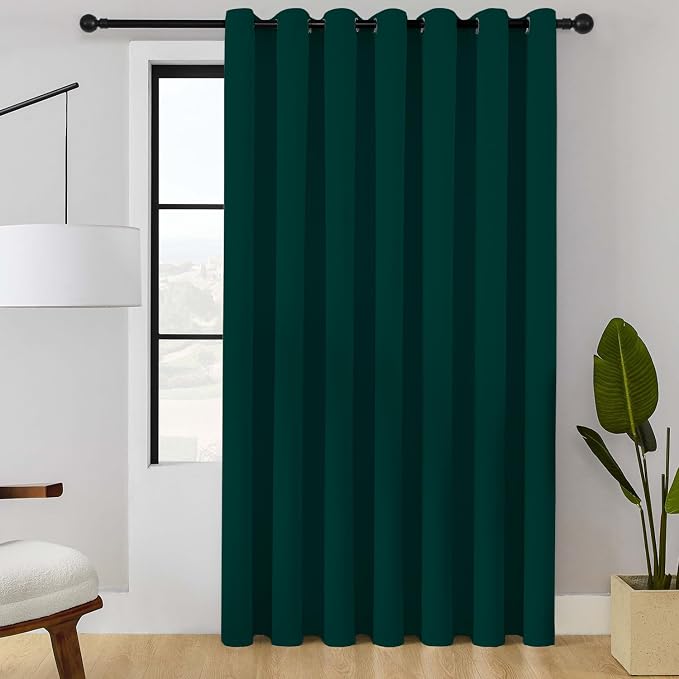 ChrisDowa Room Divider Curtain 120 Inch Long Sliding Door Curtains, 1 Panel | by ChrisDowa