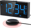 Vibrating Alarm Clock for Heavy Sleepers by PPLEE