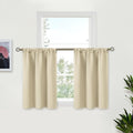 BGment Small Beige Curtains 36 Inches Long by BGment