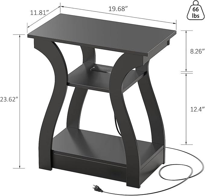 FROMJBEST End Tables Living Room Set of 2 - Image 3