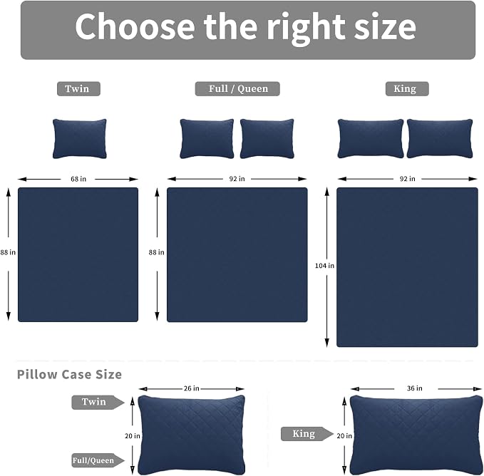 Easy-Going Full/Queen Size Reversible Quilt Set - Image 7