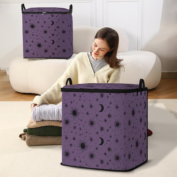 2pcs blanket storage bag for under bed, closet organizers 95L | clothing - Image 5