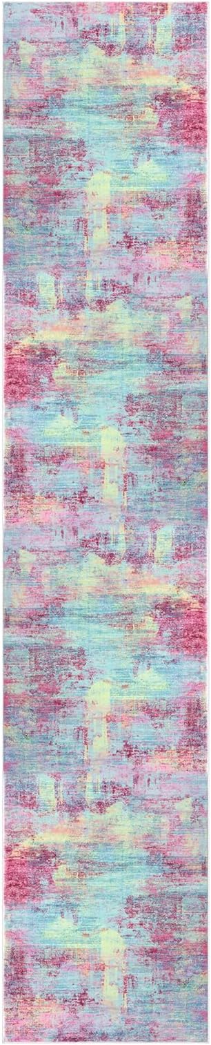 Abstract Runner Rug 3x12 Ft Washable Runners - Image 9