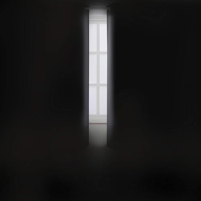 Frost Grey Blackout Curtains, 42 x 54 Inch Length, Grommet Bedroom & Living - Image 3