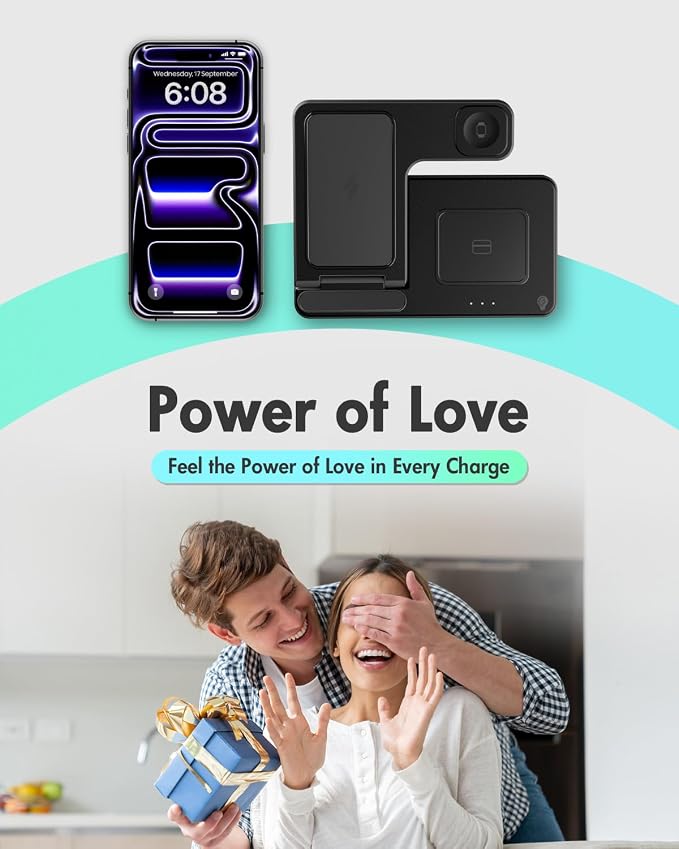 GETPALS Wireless Charger iPhone Charging Station - Image 9