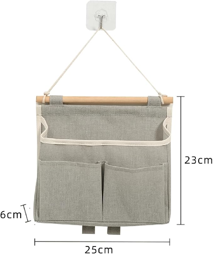 2 Pack Wall Hanging Storage Caddy Bags Locker Organizer Basket - Image 7