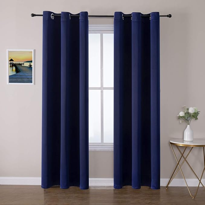 ChrisDowa Blackout Curtains for Bedroom and Living Room 72 Inches Long | 2 by ChrisDowa