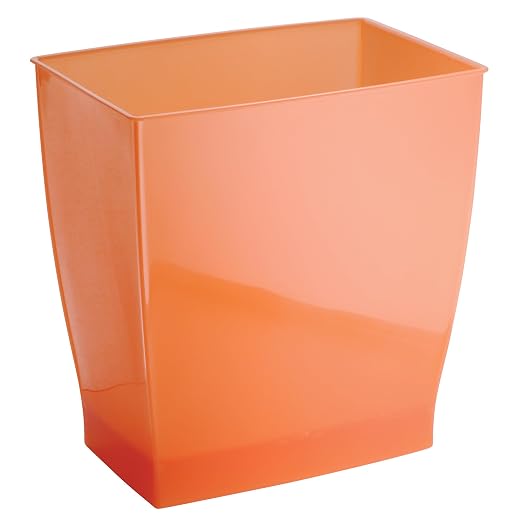 iDesign Small Plastic Bathroom Trash Can, by iDesign