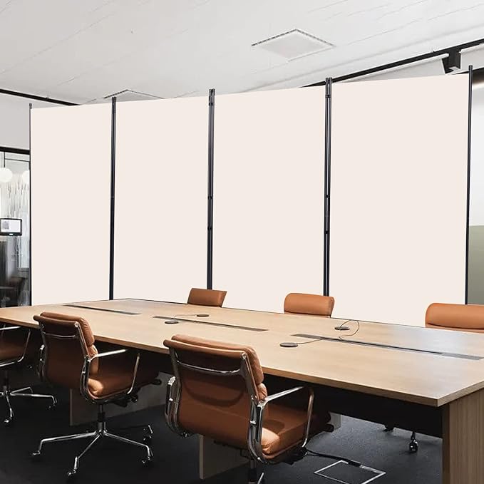 Room Divider, 4 Panel Folding Privacy Screens - Image 7