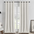 Joydeco 100% Blackout Curtains Velvet Black Out Curtain 72 Inch Drapes | by JOYDECO