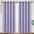 COSVIYA Grommet Room Darkening Lilac Curtains 84 inch Long by COSVIYA