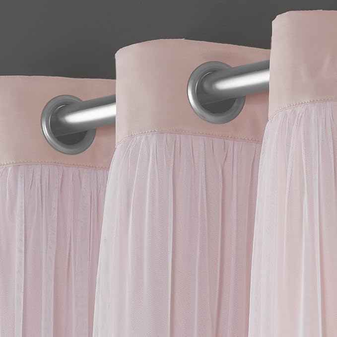 TOWN & COUNTRY LUXE Talia Double Layer Indoor Curtains, Sheer and Room - Image 3