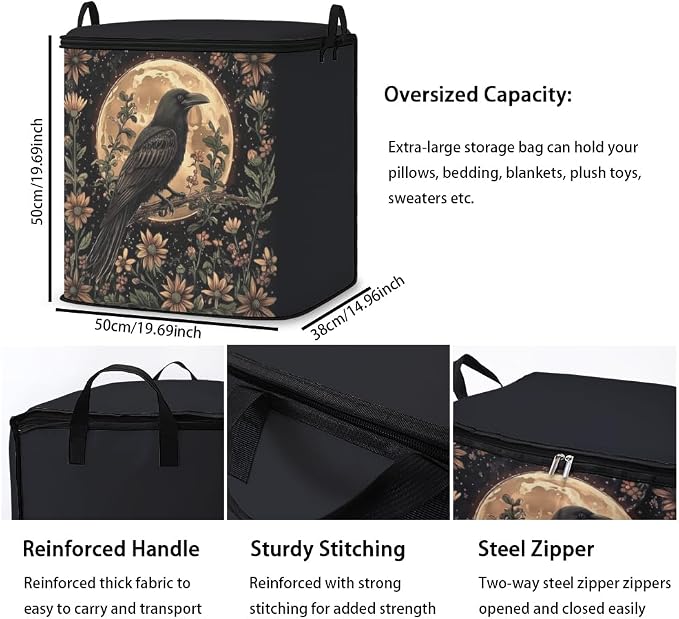 2pcs blanket storage bag for under bed, closet organizers 95L | clothing - Image 3