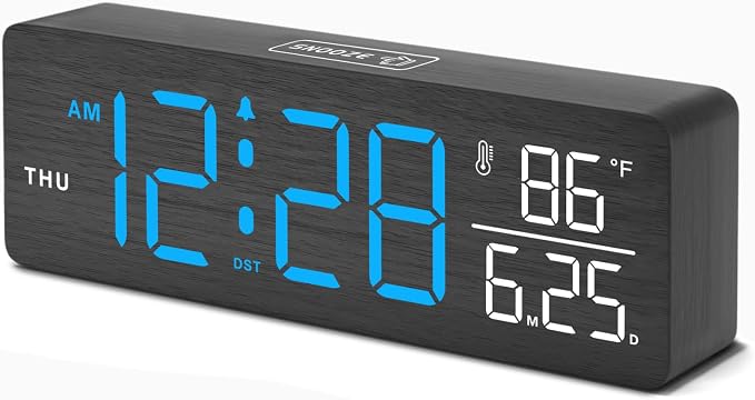 DreamSky Wooden Digital Alarm Clock by DreamSky