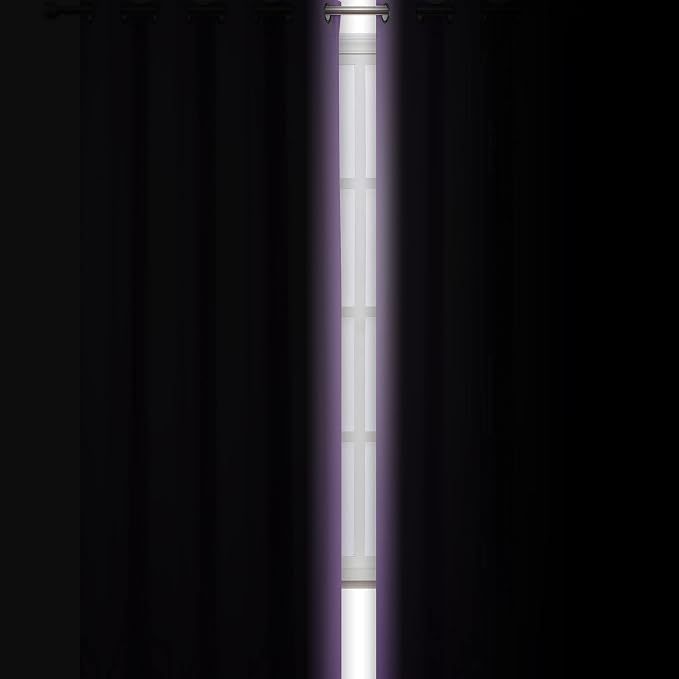 Lavender Blackout Curtains 42 x 63 Inch Length/Set of 2 Curtain Panels/Thermal - Image 3