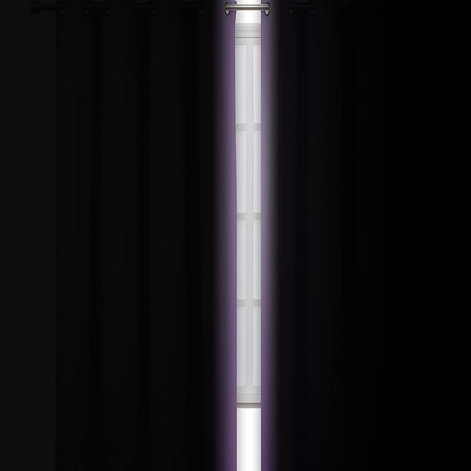 Lavender Blackout Curtains 52 x 54 Inch Length/Set of 2 Curtain Panels/Thermal - Image 3