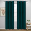 Easy-Going Thermal Grommet Blackout Curtains, 2 Panels 42x84 in, Deep Teal | by Easy-Going