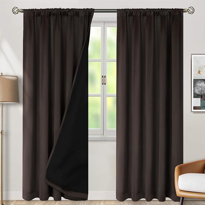 BGment 100% Blackout Curtains 90 Inches Long - Image 2