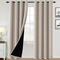 H.VERSAILTEX Full Blackout Curtains 90 Inch Length Thermal Insulated UV by HVERSAILTEX