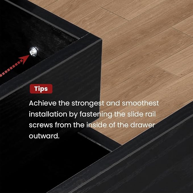 Nightstand with Charging Station and Hidden Drawer, Modern Night Stand - Image 6