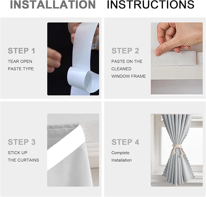 Self Sdhesive Curtains for Windows - Image 2