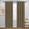 Easy-Going Thermal Grommet Blackout Curtains, 2 Panels 52x84 in, Natural | by Easy-Going