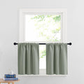 RYB HOME Cafe Blackout Curtains 24 inch Length, RV Camper Window Curtains | by RYBHOME