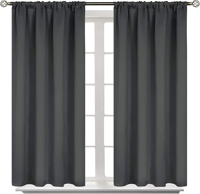 BGment Short Blackout Curtains 48 Inch Length by BGment