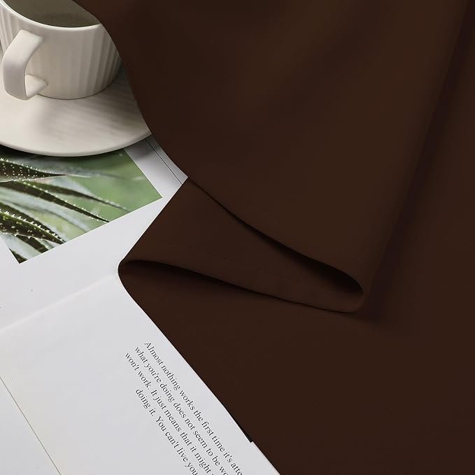 CUCRAF Blackout Curtains 63 inch Length 2 Panels Set, Room Darkening Drapes - Image 10