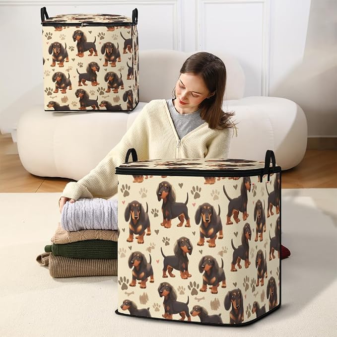 2pcs blanket storage bag for under bed, closet organizers 95L | clothing - Image 5
