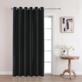 Joydeco Black Blackout Curtains 90 Inches Long, Curtains 90 Inch Length 1 Panel by JOYDECO
