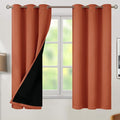 BGment Thermal Insulated 100% Blackout Curtains 63 Inch Length 2 Panels by BGment
