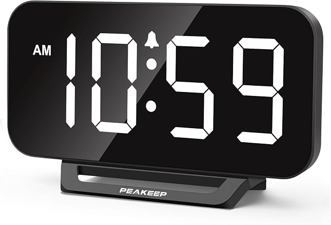 Peakeep Small Digital Alarm Clock by PEAKEEP